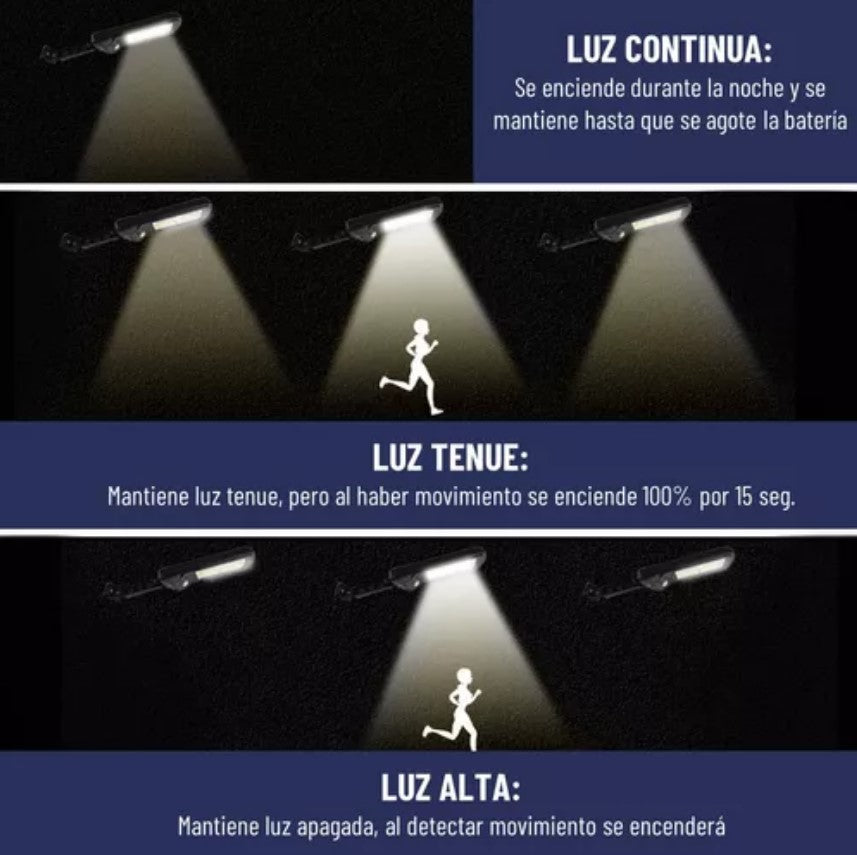 Lámpara Solar con Control Remoto