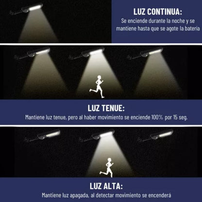 Lámpara Solar con Control Remoto