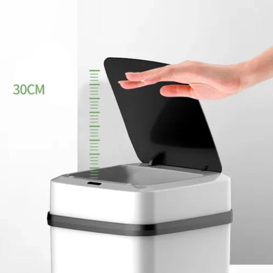 Nueva caneca inteligente con sensor, tira la basura sin tocar nada